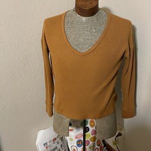 American Eagle Thermal V-Neck Long sleeve in Small.